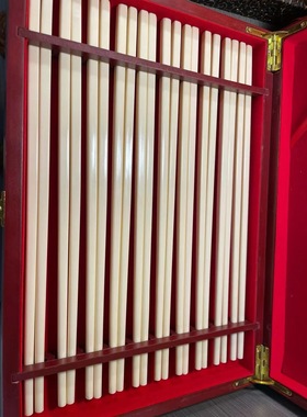 精品猛犸象牙筷工艺品高端大气上档次收藏送礼自用都很不错