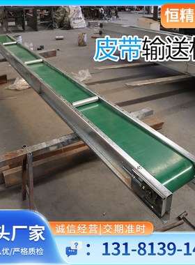 小型皮带输送机食品快递平行分拣流水线食品级pvSc皮带移动传送机