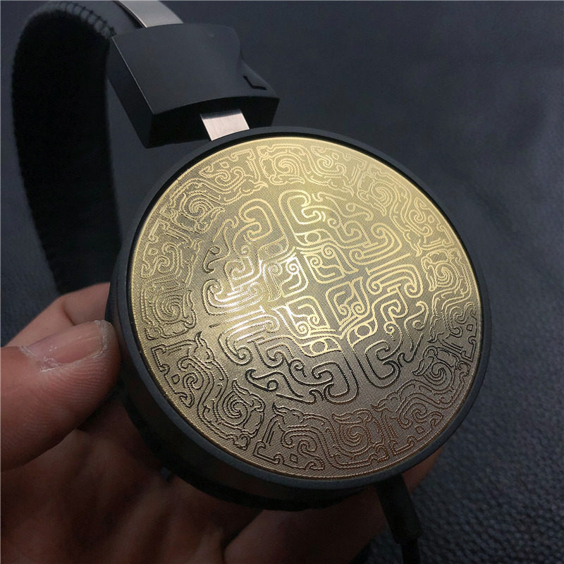 复古古典古风古韵创意定制便携折叠头戴式重低音发烧耳机长线家用