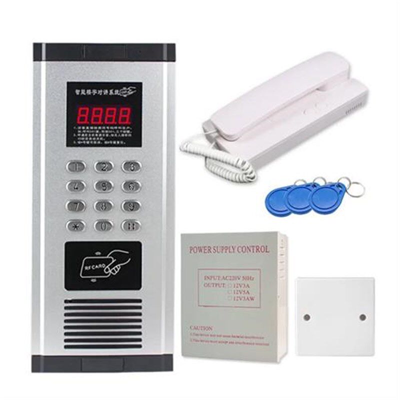 楼宇对讲门禁系统别墅小区家用非可视单元门铃智能V电话室内机套