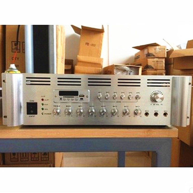 大功率分区校园g公共广播定压功放机接吸顶喇叭壁挂音柱1500W2000