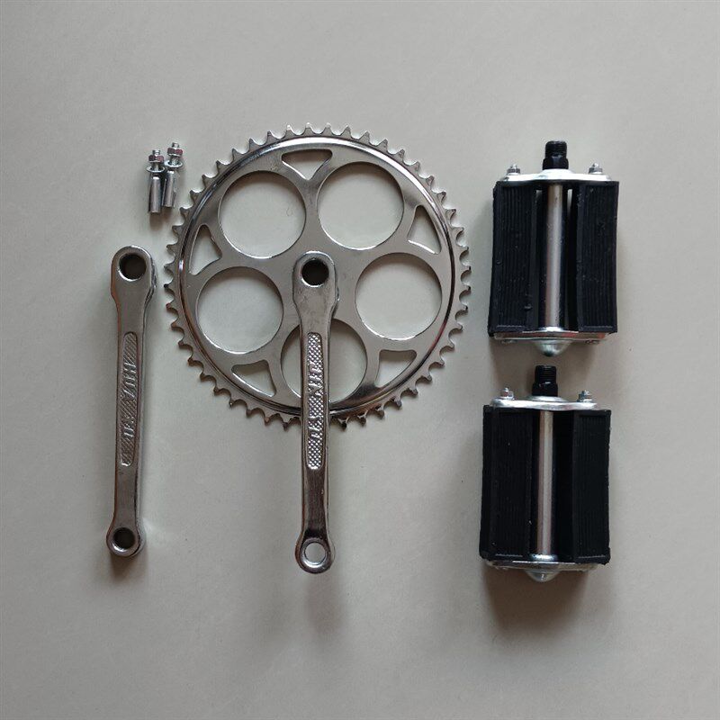 复古28寸老式轻便加重二八大杠自B行车牙盘48齿链轮盘曲柄脚蹬拐