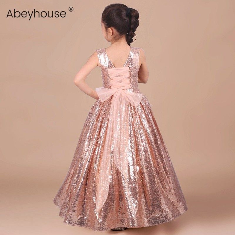 儿童礼服女童金色晚礼服长款钢琴演出服生日公主裙主持人舞台走秀,童装/婴儿装/亲子装,儿童礼服,淘宝优惠券,粉丝福利购,淘宝优惠卷