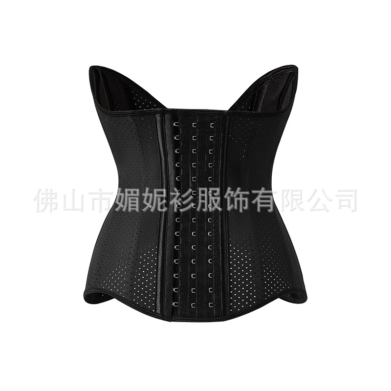 MN沙漏束腰25骨29高收腹v束腰带产后健身运动乳胶透气小孔腰封塑
