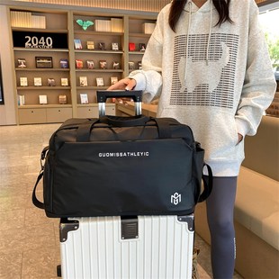 可套拉杆箱的短途旅行包行李箱附加包行李袋轻便大容量手提包男款