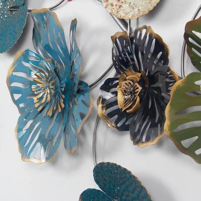 欧式立体大型墙上装饰品挂件 创意铁艺壁饰墙饰 客厅墙面壁挂饰