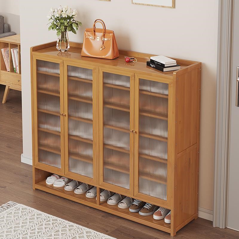 简约现代收纳鞋柜家用门口一体柜靠墙玄关柜防尘经济型鞋架置物柜