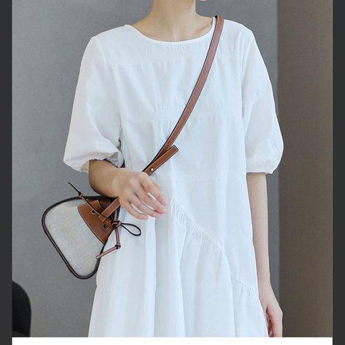 哺乳连衣裙e夏2023新款时尚气质宽松辣妈产后外出显瘦大码孕哺裙 - 封面