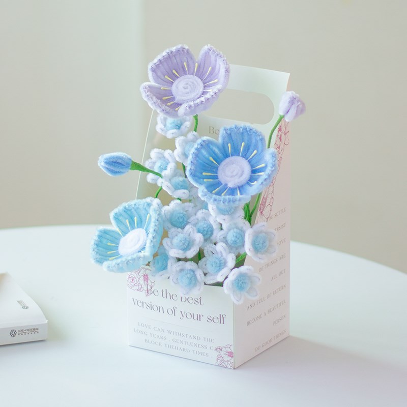 扭扭棒手工e花束成品diy材料包生日送伴手礼毕业季教师节礼物定制