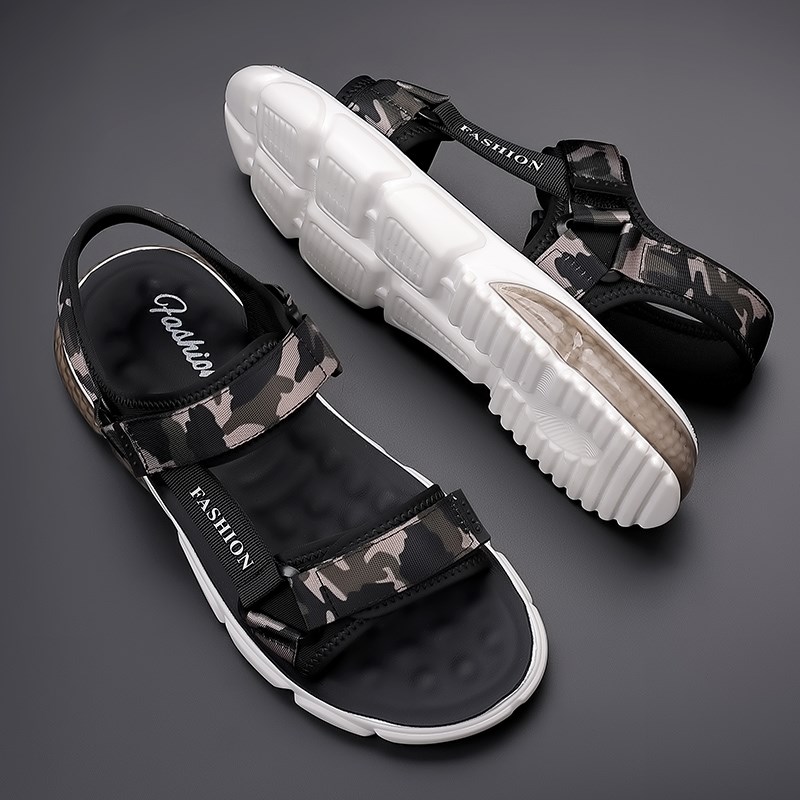 男士凉鞋2023夏季新款休闲运动沙滩鞋男防臭户外韩版青少年凉拖鞋