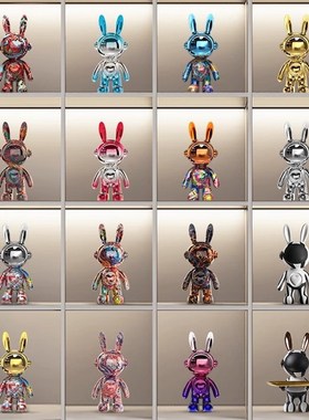 高级小众兔摆件装饰手办轻奢高档酒店幼儿园客厅酒柜玄关乔迁送礼