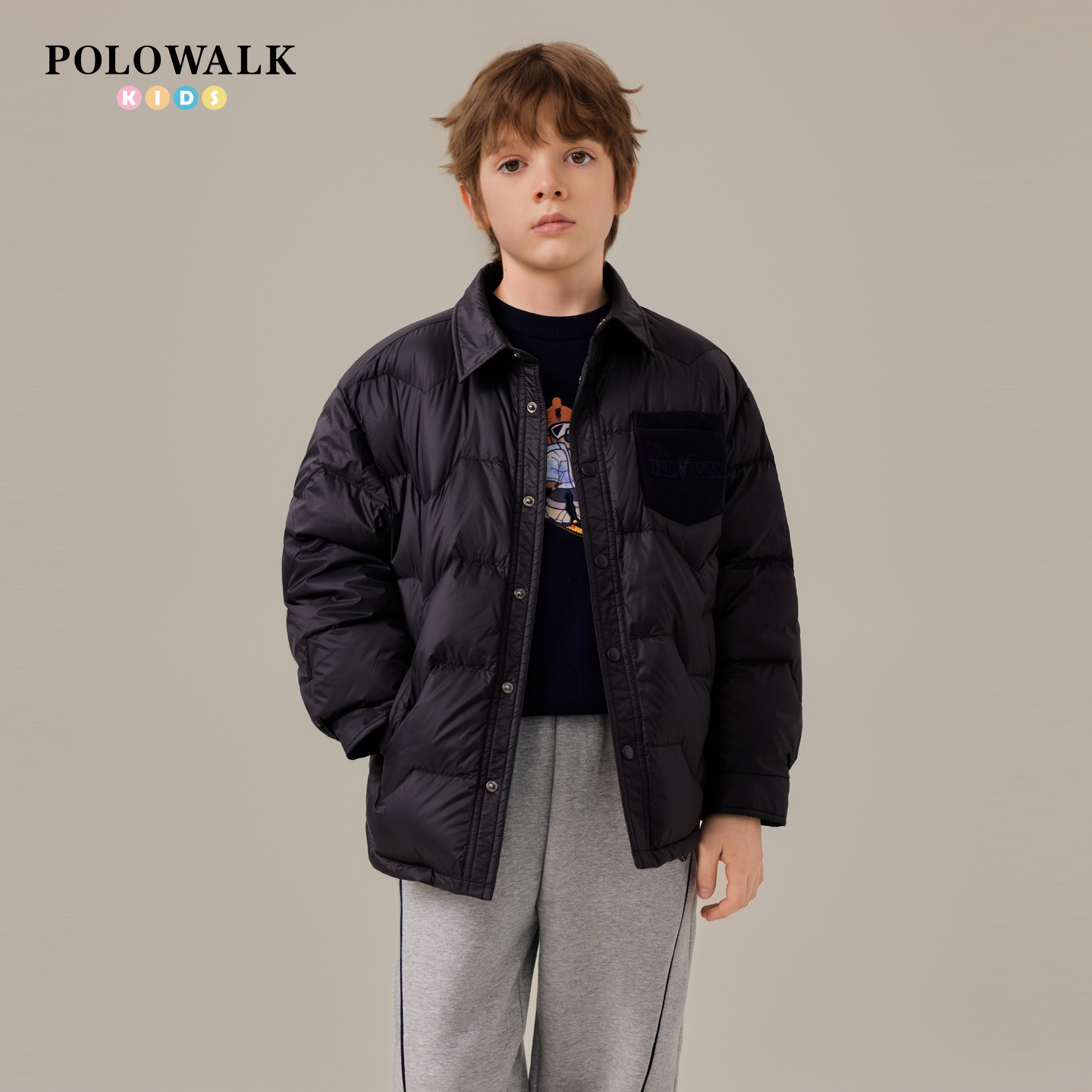 POLOWALK童装男童羽绒服