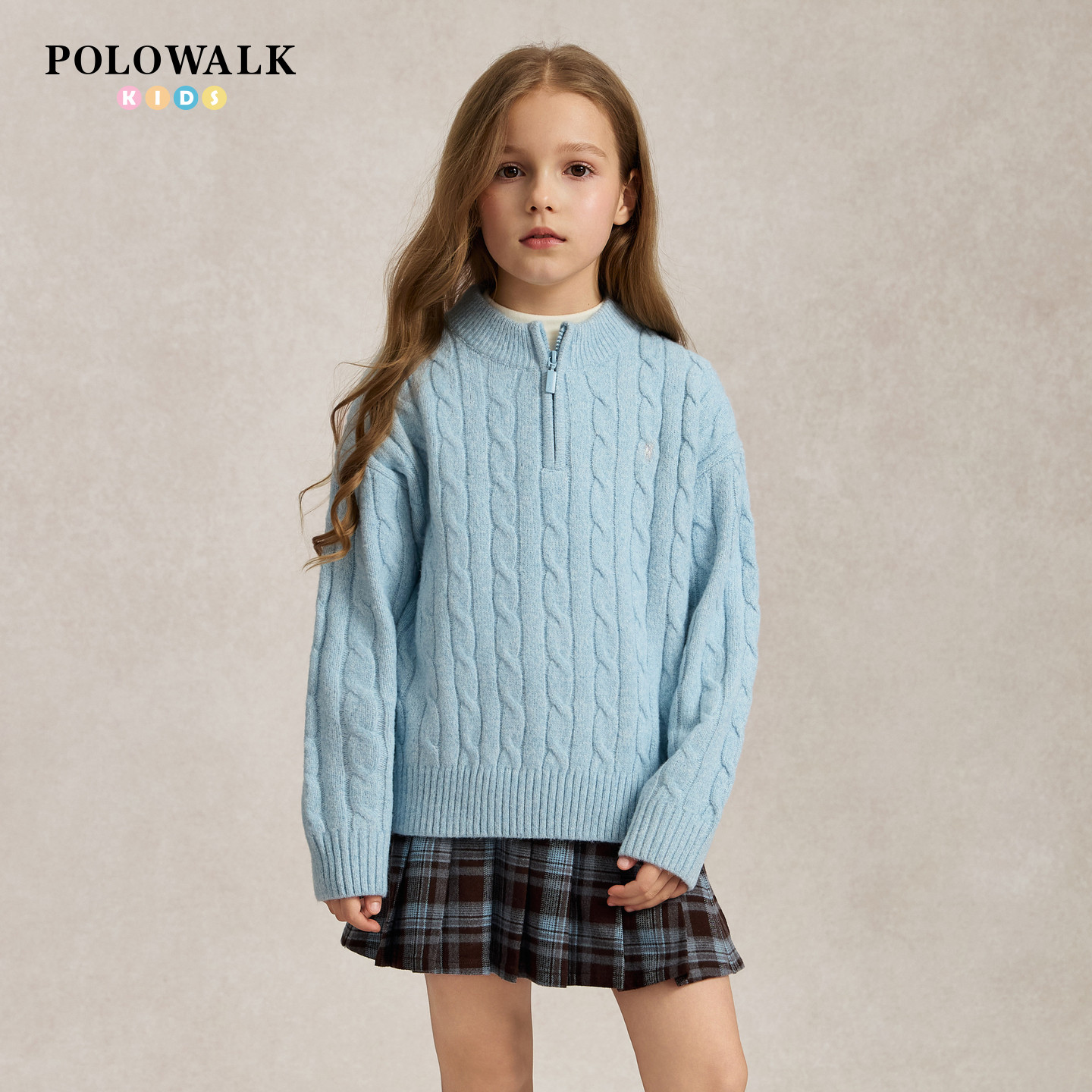 POLOWALK女童针织衫线衫图片