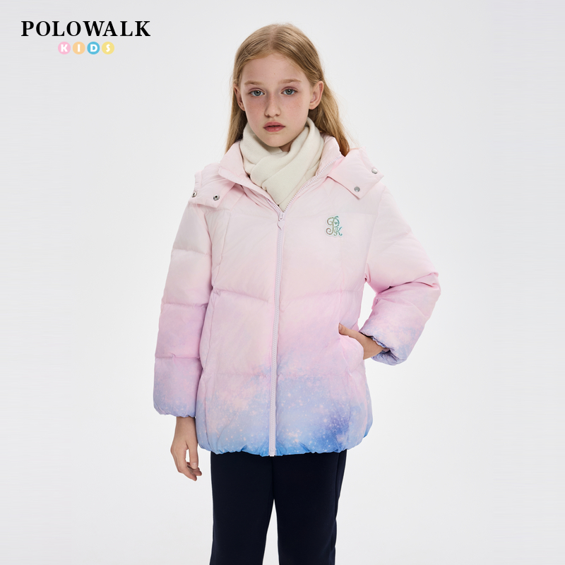 POLOWALK连帽90羽绒服
