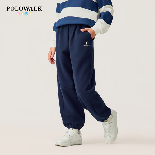 POLOWALK男童束脚卫裤空气层舒适