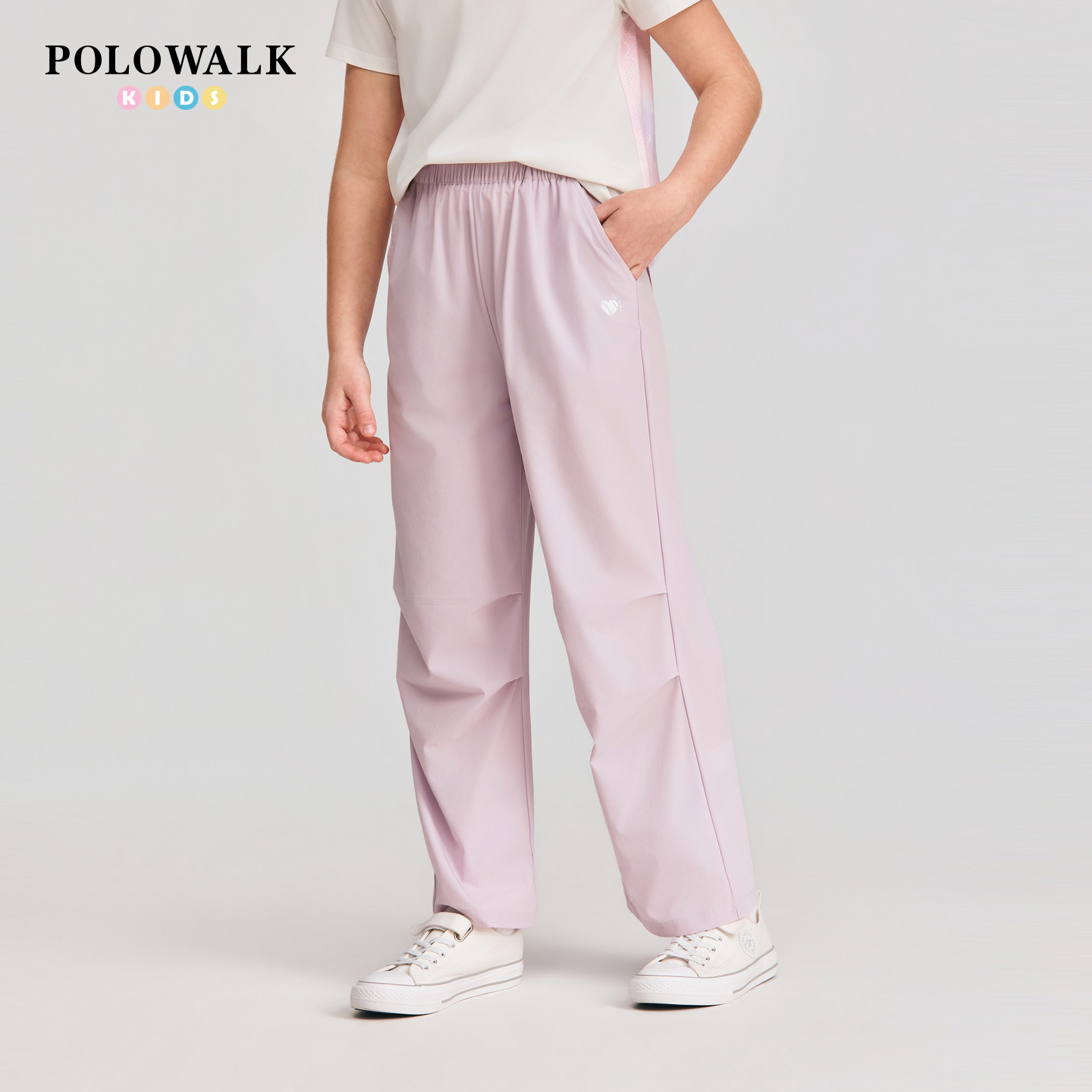 POLOWALK女童百搭休闲裤图片