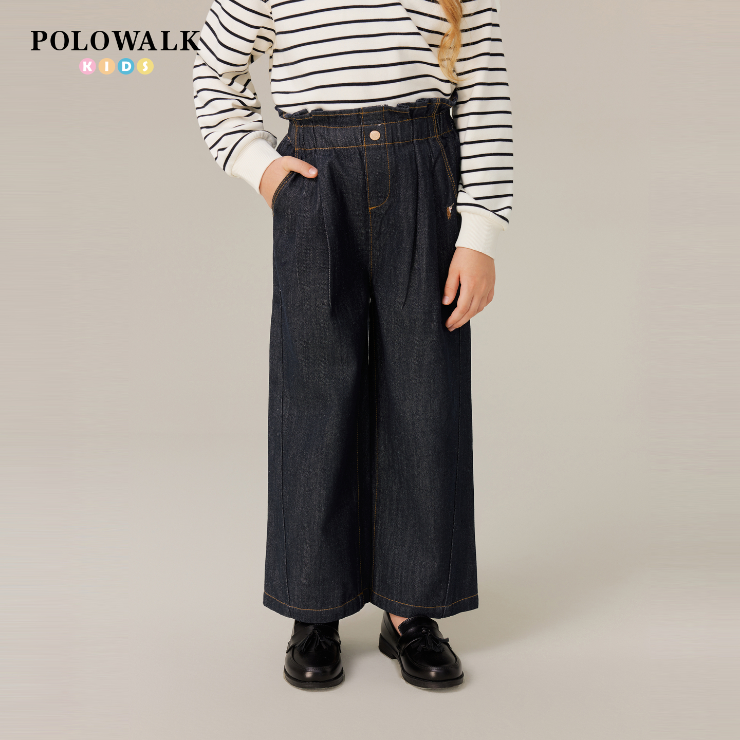 POLOWALK童装女童长裤