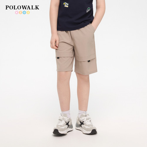 POLOWALK童装男童休闲短裤
