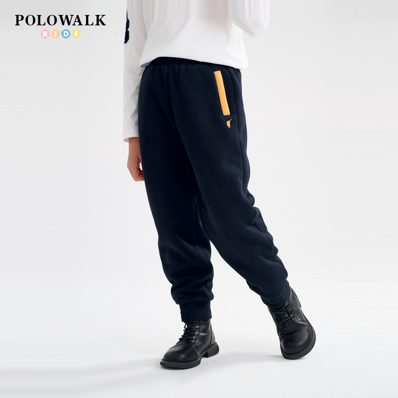 POLOWALK珊瑚绒加厚保暖长裤
