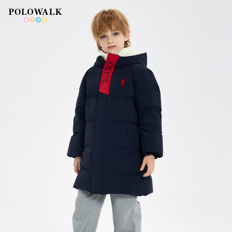 POLOWALK中长款男童羽绒服