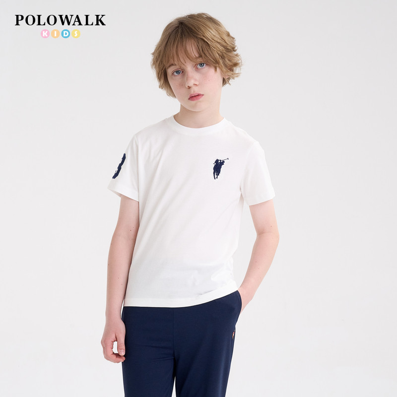 polowalk童装男童短袖T恤