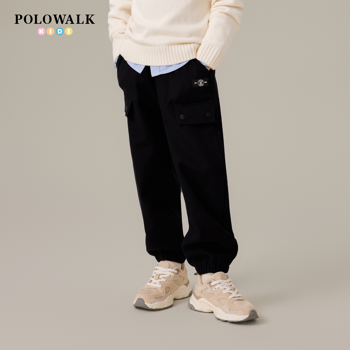 POLOWALK童装男童休闲裤
