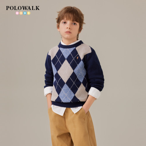 POLOWALK童装男童针织衫