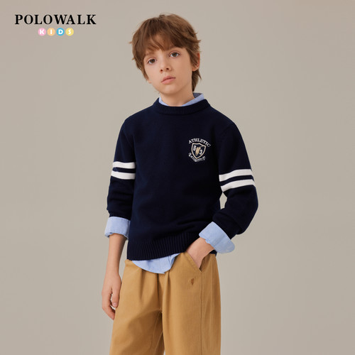POLOWALK童装男童针织衫