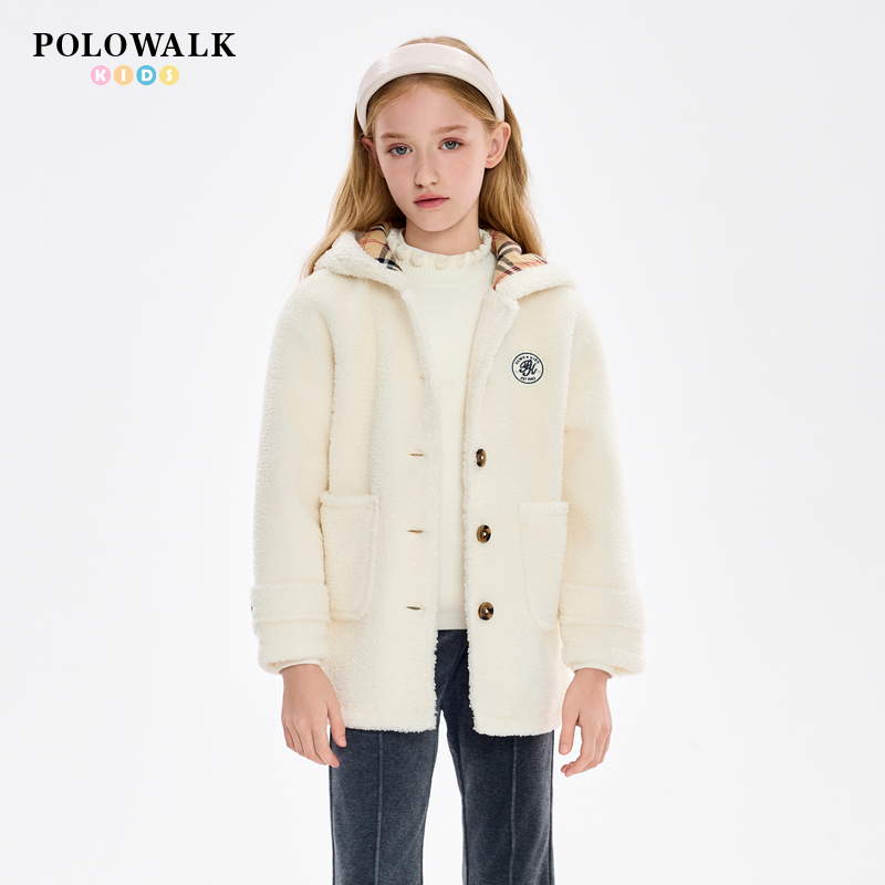 POLOWALK学院风摇粒绒保暖上衣