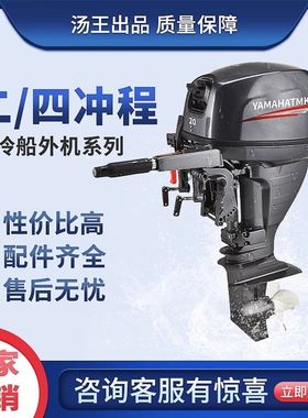 雅马哈TMK二四冲程水冷船外机发动机船挂机水下螺旋桨汽油电启动