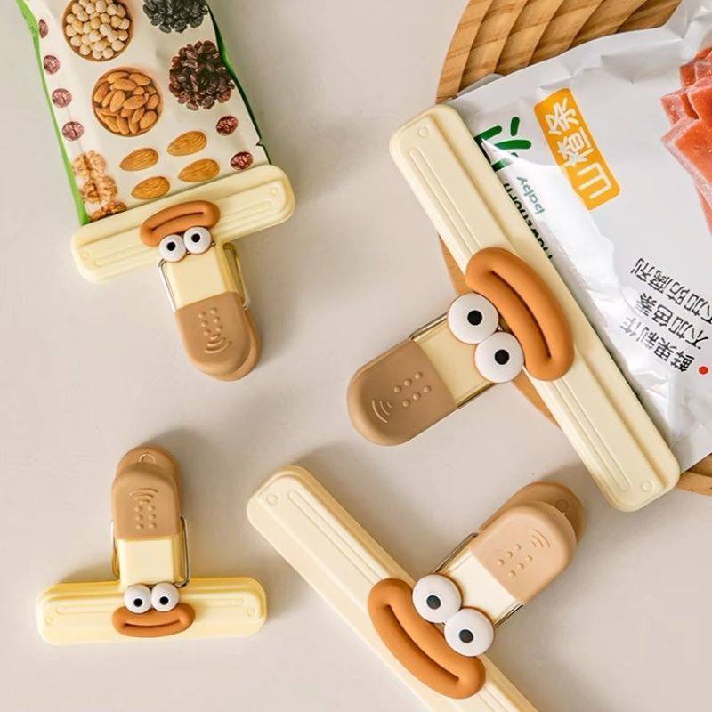密封封口夹可爱万能型强力食品夹薯片防潮牛奶零食大号密封夹子,厨房/烹饪用具,封口夹,淘宝优惠券,粉丝福利购,淘宝优惠卷