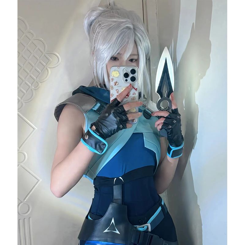 Valorant瓦罗兰特/无畏契约cos 婕提Jett女性cos游戏服装全套捷风