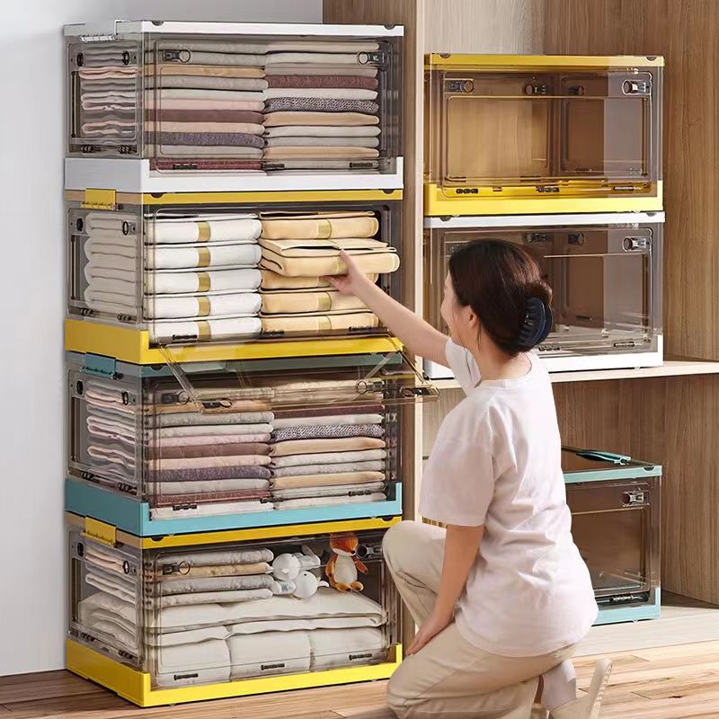 600特大号收纳箱大容量家用衣服整理箱折叠式学生宿舍装书本储物