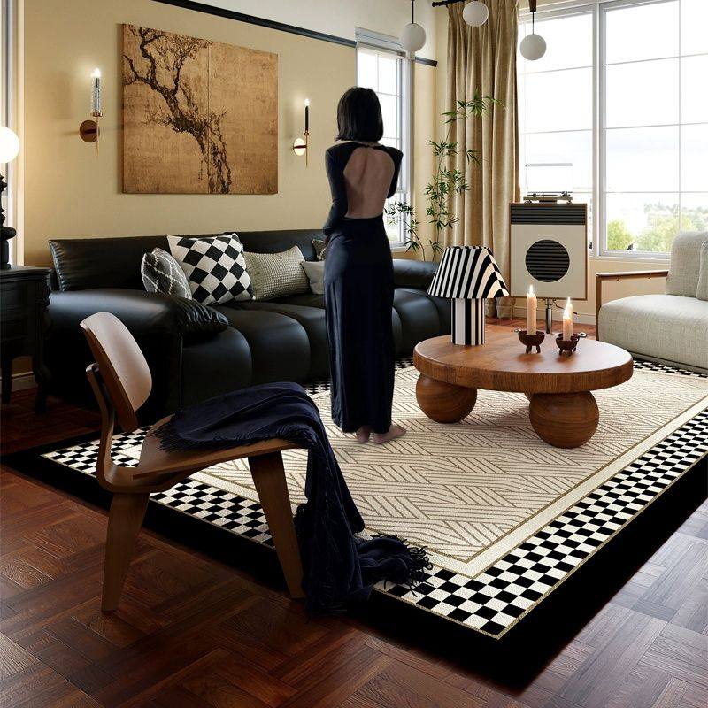 房间地毯高级感主卧室客厅地毯轻奢复古沙发茶几毯卧室房间床边脚,居家布艺,地毯,淘宝优惠券,粉丝福利购,淘宝优惠卷