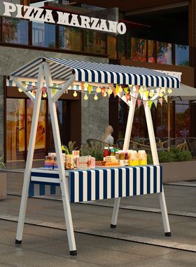 摆摊展示架集市摊位促销市集夜市可折叠地摊移动展示台架子