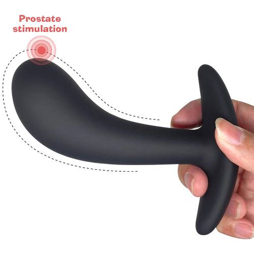 Big Head Prostate Stimulator Soft Anal Plug Sex Shop Liquid