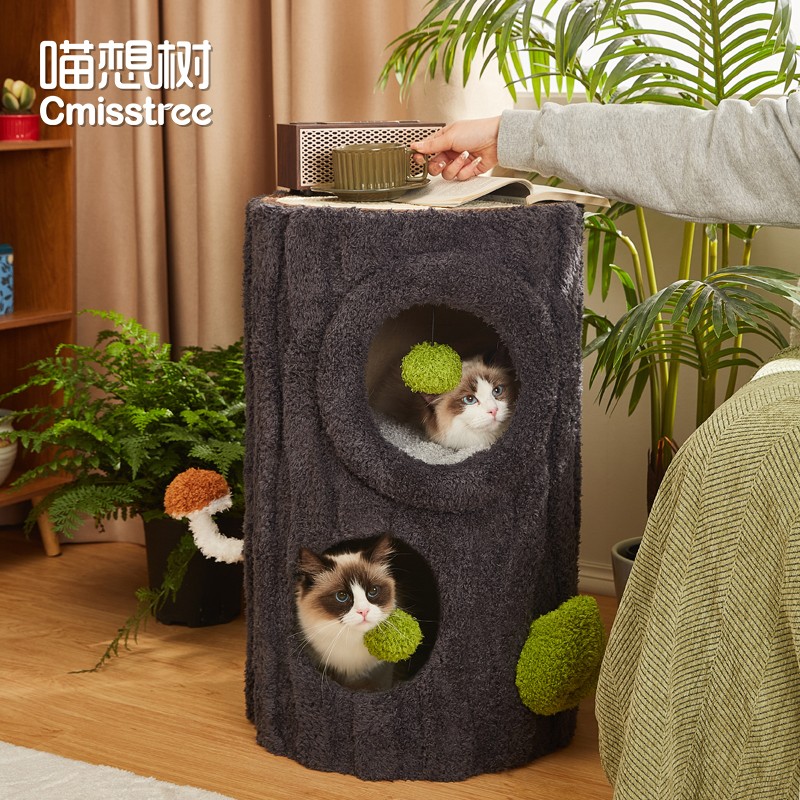 Cmisstree/喵想树树洞猫爬架猫窝猫树一体 人宠共用猫窝冬款保暖