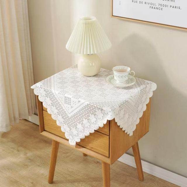 田园浪漫蕾丝盖布家用空调盖巾小清新格子盖巾桌布,居家布艺,桌布,淘宝优惠券,粉丝福利购,淘宝优惠卷