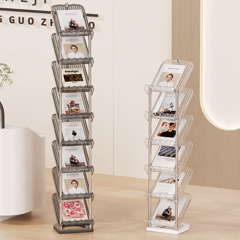 图纸放置架杂志架宣传册摆放架子书报置物架资料展示架报纸收纳架