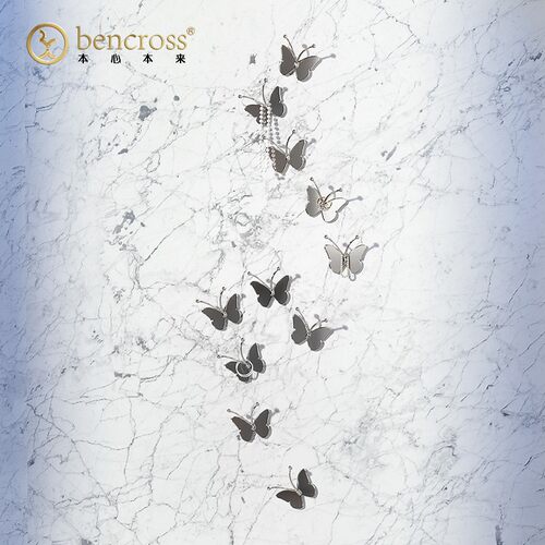 bencross/本心本来蝴蝶金属挂钩粘钩无痕免打孔【直播】