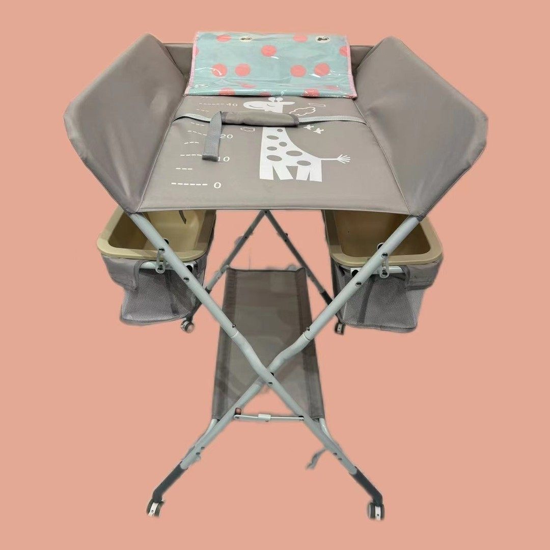 新生儿便携多功能可折叠三挡调节双兜双盆万向静音尿布台护理台,婴童用品,尿布台,淘宝优惠券,粉丝福利购,淘宝优惠卷