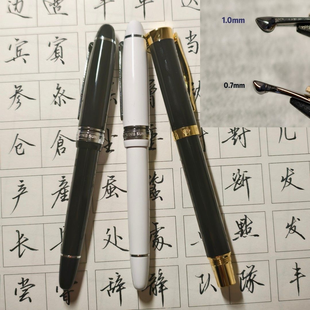 暮歌手工打磨钢笔，1.0暗尖长刀研，出锋自然细腻，不断墨，易控