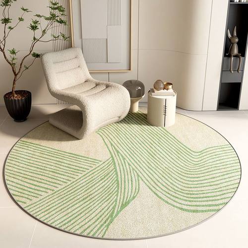 风圆形转椅地垫书房椅子吊篮静音防滑垫子卧室梳妆台地毯客厅