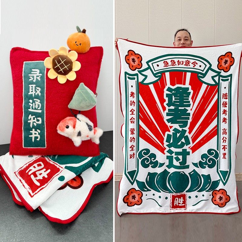 优趣优品 录取通知书创意个性抱枕靠枕靠垫沙发午睡枕头 礼物礼品,居家布艺,抱枕被,淘宝优惠券,粉丝福利购,淘宝优惠卷