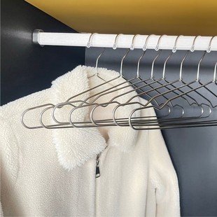 304不锈钢3.5mm直径长45cm衣架晾衣防风实心无痕防滑