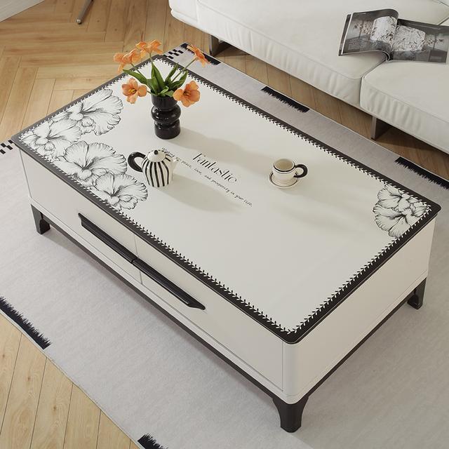 新款茶几垫防水家用防油免洗长方形桌垫防尘桌布茶几布定制防烫