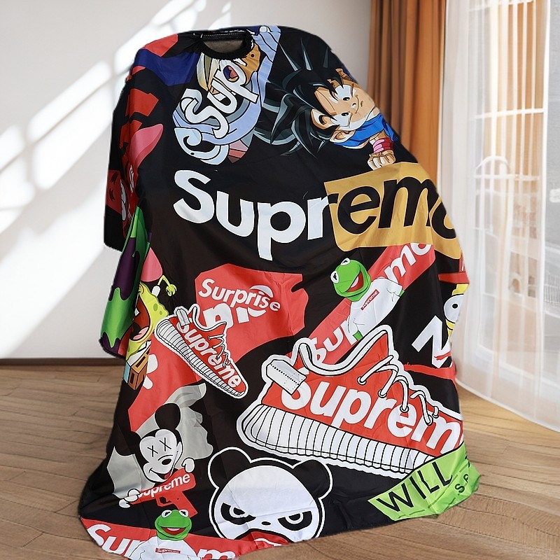 男士理剪发油头barbershop围布个性定制高档端不沾发加大潮流卡通