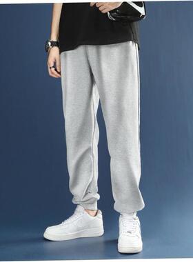 Men Trousers Casual Sports Long Pants Sweatpants Jogger长裤