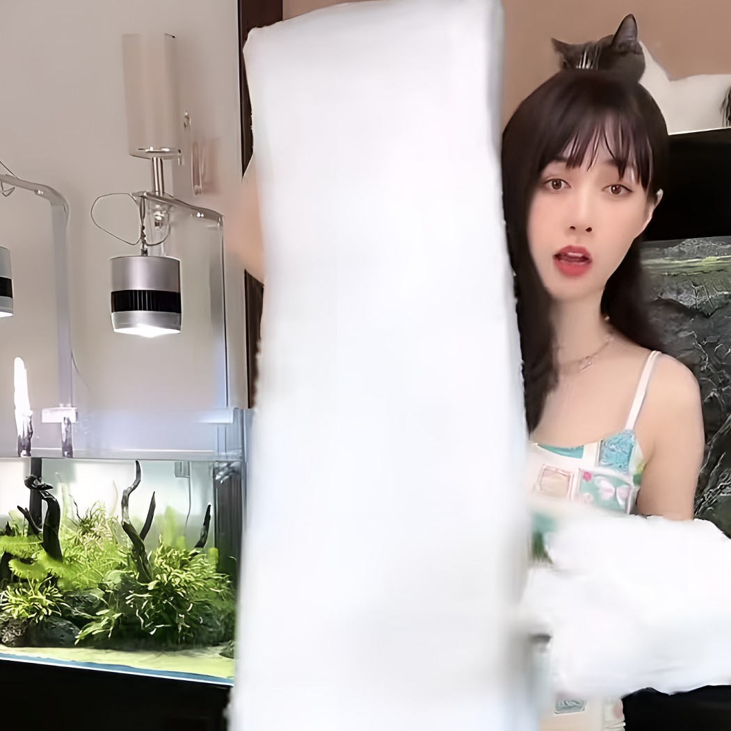 鱼缸手撕羊绒棉透水培菌净水底滤滴流盒过滤棉鱼缸生化棉高品质