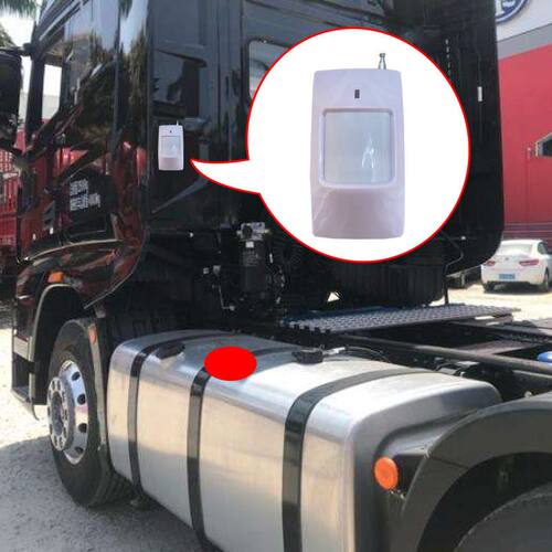 大货车油箱防盗报警器卡车防偷油神器智能电子雷达震动感应防盗器